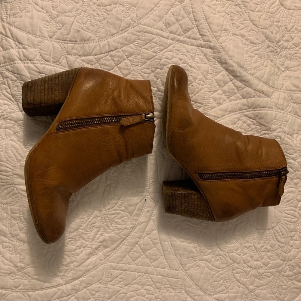 BP leather Brown bootie size 9